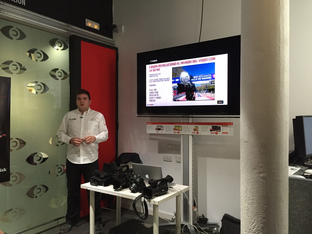 Vídeo DSLR con Jaime Martínez Soria y Canon en CasanovaFotoWeek Bcn 2014