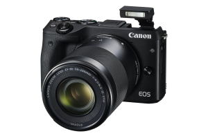 Canon EOS M3 EF-M 55-200 STM FSL Flash Up